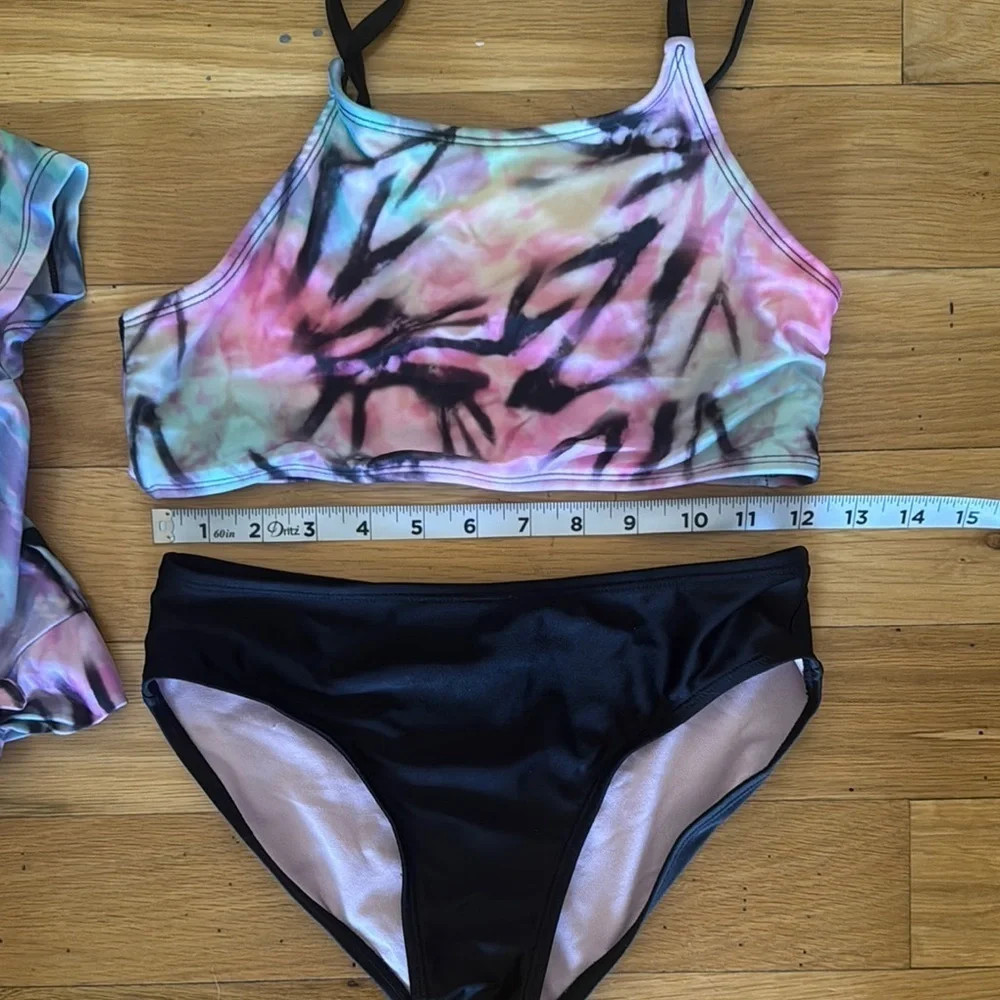 Tie-Dye Swim Set Girls L